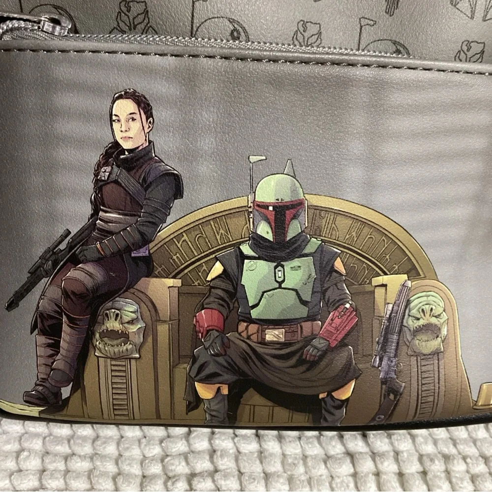 Funko Star Wars The Mandalorian Book of Boba Fett Mini Backpack Bag EUC